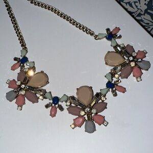 Elegant Floral Statement Necklace